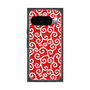 プレミアムスクエアケース with Pixelsnap［ 唐草模様 - Red ］