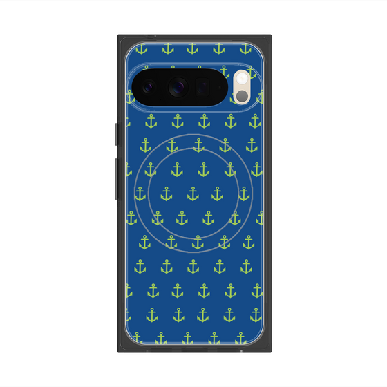 プレミアムスクエアケース with Pixelsnap［ Anchor - Green ］