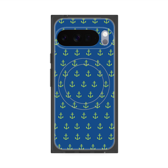 プレミアムスクエアケース with Pixelsnap［ Anchor - Green ］