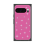 プレミアムスクエアケース with Pixelsnap［ Glitter - Pink ］