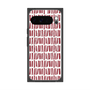 プレミアムスクエアケース with Pixelsnap［ Nordic - Red ］