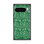 プレミアムスクエアケース with Pixelsnap［ ペイズリー - Green ］