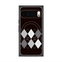 プレミアムスクエアケース with Pixelsnap［ Nordic Argyle - Black ］