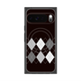 プレミアムスクエアケース with Pixelsnap［ Nordic Argyle - Black ］