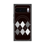 プレミアムスクエアケース with Pixelsnap［ Nordic Argyle - Black ］