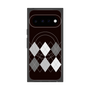 プレミアムスクエアケース with Pixelsnap［ Nordic Argyle - Black ］