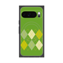 プレミアムスクエアケース with Pixelsnap［ Nordic Argyle - Green ］