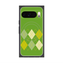 プレミアムスクエアケース with Pixelsnap［ Nordic Argyle - Green ］