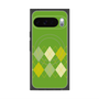 プレミアムスクエアケース with Pixelsnap［ Nordic Argyle - Green ］
