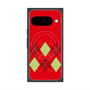 プレミアムスクエアケース with Pixelsnap［ Nordic Argyle - Red ］