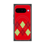 プレミアムスクエアケース with Pixelsnap［ Nordic Argyle - Red ］
