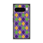 プレミアムスクエアケース with Pixelsnap［ Argyle - Purple ］