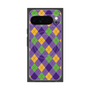 プレミアムスクエアケース with Pixelsnap［ Argyle - Purple ］