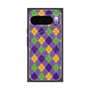 プレミアムスクエアケース with Pixelsnap［ Argyle - Purple ］
