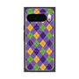 プレミアムスクエアケース with Pixelsnap［ Argyle - Purple ］