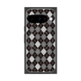 プレミアムスクエアケース with Pixelsnap［ Argyle - Black ］