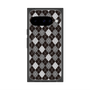 プレミアムスクエアケース with Pixelsnap［ Argyle - Black ］