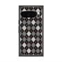 プレミアムスクエアケース with Pixelsnap［ Argyle - Black ］