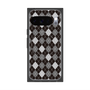 プレミアムスクエアケース with Pixelsnap［ Argyle - Black ］