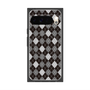 プレミアムスクエアケース with Pixelsnap［ Argyle - Black ］