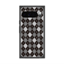 プレミアムスクエアケース with Pixelsnap［ Argyle - Black ］