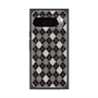 プレミアムスクエアケース with Pixelsnap［ Argyle - Black ］
