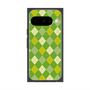 プレミアムスクエアケース with Pixelsnap［ Argyle - Green ］