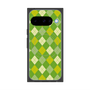 プレミアムスクエアケース with Pixelsnap［ Argyle - Green ］