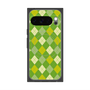 プレミアムスクエアケース with Pixelsnap［ Argyle - Green ］