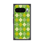 プレミアムスクエアケース with Pixelsnap［ Argyle - Green ］