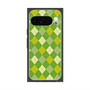 プレミアムスクエアケース with Pixelsnap［ Argyle - Green ］