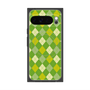 プレミアムスクエアケース with Pixelsnap［ Argyle - Green ］
