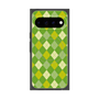 プレミアムスクエアケース with Pixelsnap［ Argyle - Green ］