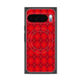 プレミアムスクエアケース with Pixelsnap［ Argyle - Red ］