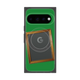 プレミアムスクエアケース with Pixelsnap［ Photo Frame - Green ］