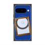 プレミアムスクエアケース with Pixelsnap［ Photo Frame - Blue ］