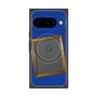 プレミアムスクエアケース with Pixelsnap［ Photo Frame - Blue ］