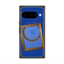プレミアムスクエアケース with Pixelsnap［ Photo Frame - Blue ］