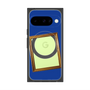 プレミアムスクエアケース with Pixelsnap［ Photo Frame - Blue ］