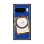 プレミアムスクエアケース with Pixelsnap［ Photo Frame - Blue ］
