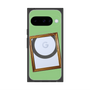 プレミアムスクエアケース with Pixelsnap［ Photo Frame - Light Green ］