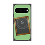 プレミアムスクエアケース with Pixelsnap［ Photo Frame - Light Green ］