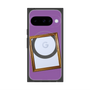 プレミアムスクエアケース with Pixelsnap［ Photo Frame - Purple ］