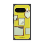 プレミアムスクエアケース with Pixelsnap［ Photo Frames - Yellow ］
