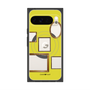 プレミアムスクエアケース with Pixelsnap［ Photo Frames - Yellow ］