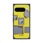 プレミアムスクエアケース with Pixelsnap［ Photo Frames - Yellow ］