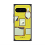 プレミアムスクエアケース with Pixelsnap［ Photo Frames - Yellow ］