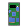 プレミアムスクエアケース with Pixelsnap［ Photo Frames - Green ］