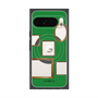 プレミアムスクエアケース with Pixelsnap［ Photo Frames - Green ］