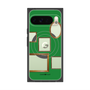 プレミアムスクエアケース with Pixelsnap［ Photo Frames - Green ］